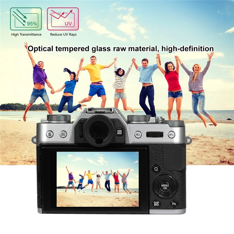 PULUZ PU5520 For Fujifilm X-T10 / X-T20 Tempered Glass Screen Protector 2.5D Curved Edge 9H Hardness Camera Film
