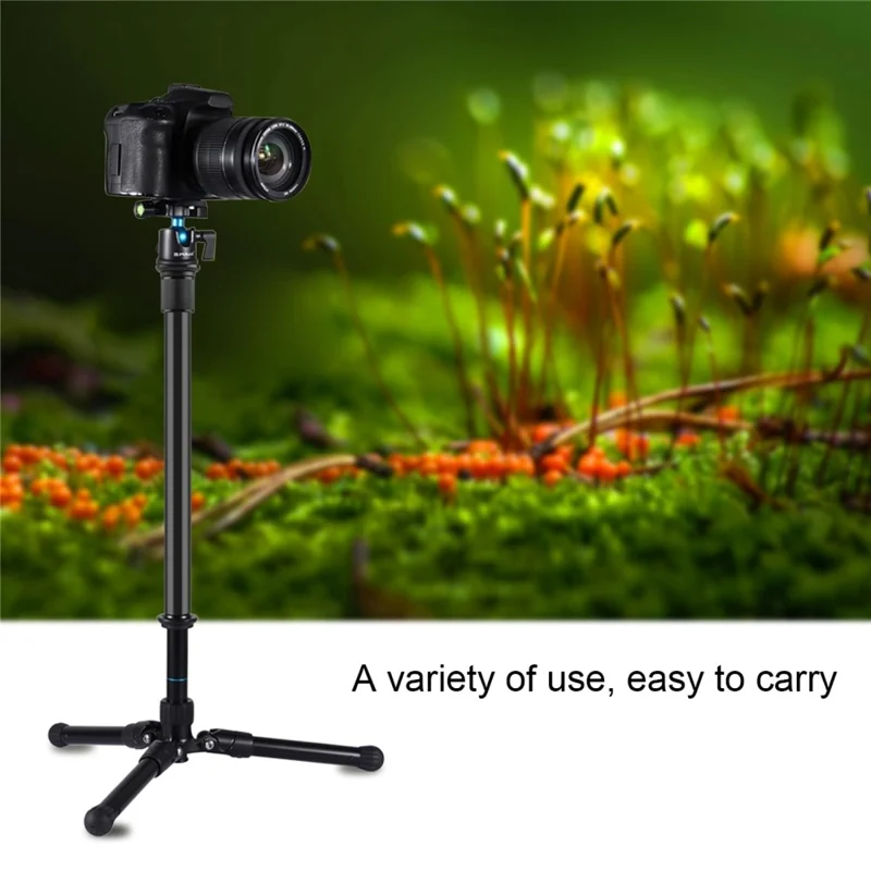 PULUZ PU3066B 33-60cm Extendable Center Column Extension Pole for Camera Tripod Stabilizer