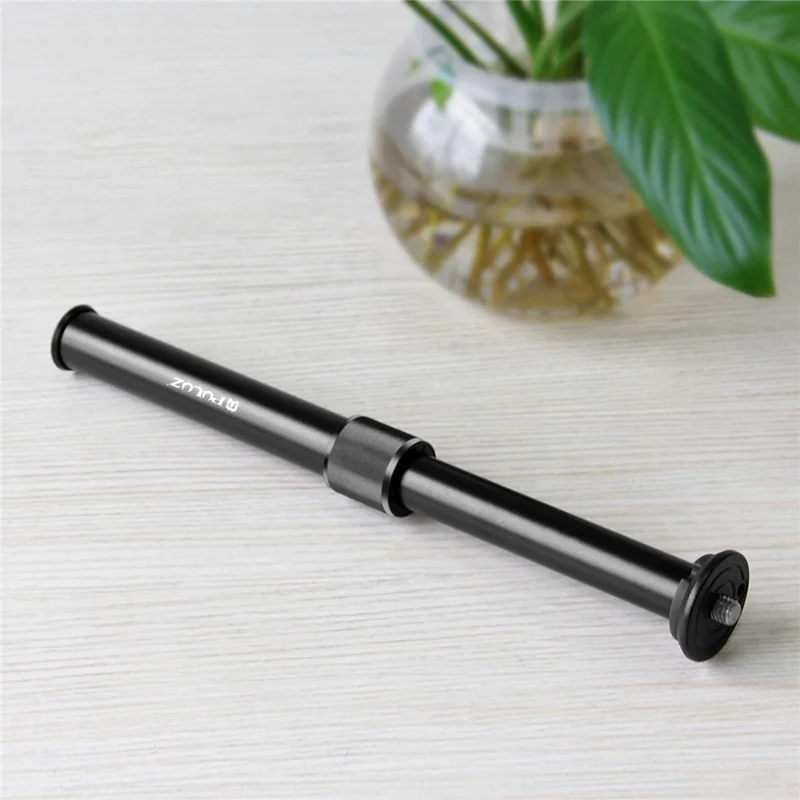 PULUZ PU3008 3 / 8 Inch Screw Hole Camera Stand Extension Pole 18.7-31cm Telescopic Rod for Tripod Monopod