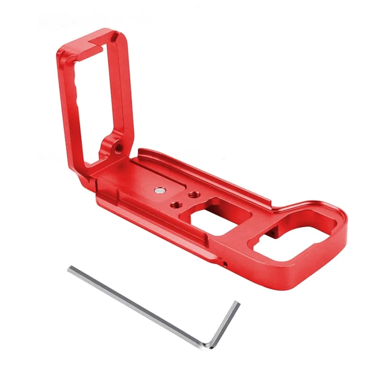 PULUZ PU3541 L-Shaped Quick Release Plate for Sony A9  /  A7 III  /  A7R III Aluminum Alloy Shooting Bracket - Red