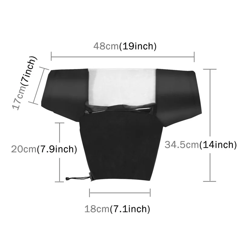 PULUZ PU7501 Waterproof Camera Rain Cover Nylon Rain Coat with Drawstring for DSLR SLR Cameras