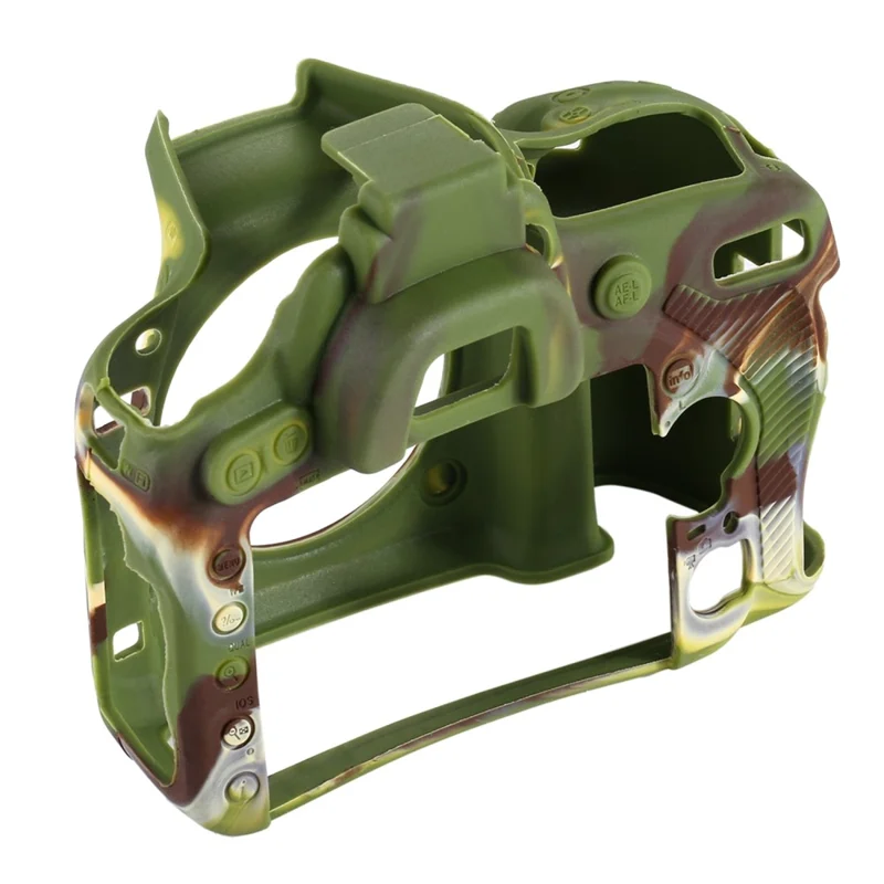 PULUZ PU7103 Camera Case for Nikon D750 Soft Silicone Protective Cover Housing Skin - Camouflage