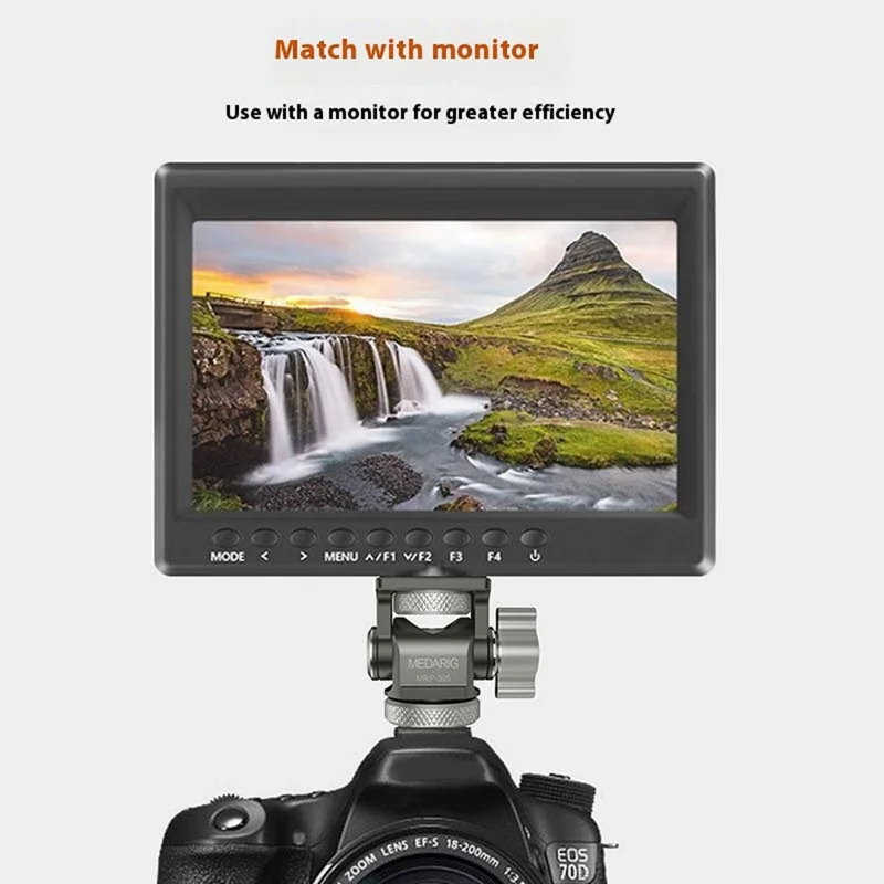 MEDARIG MPR-005 DSLR Mirrorless Camera Adjustable Aluminum Alloy Mount Cold Shoe Adapter