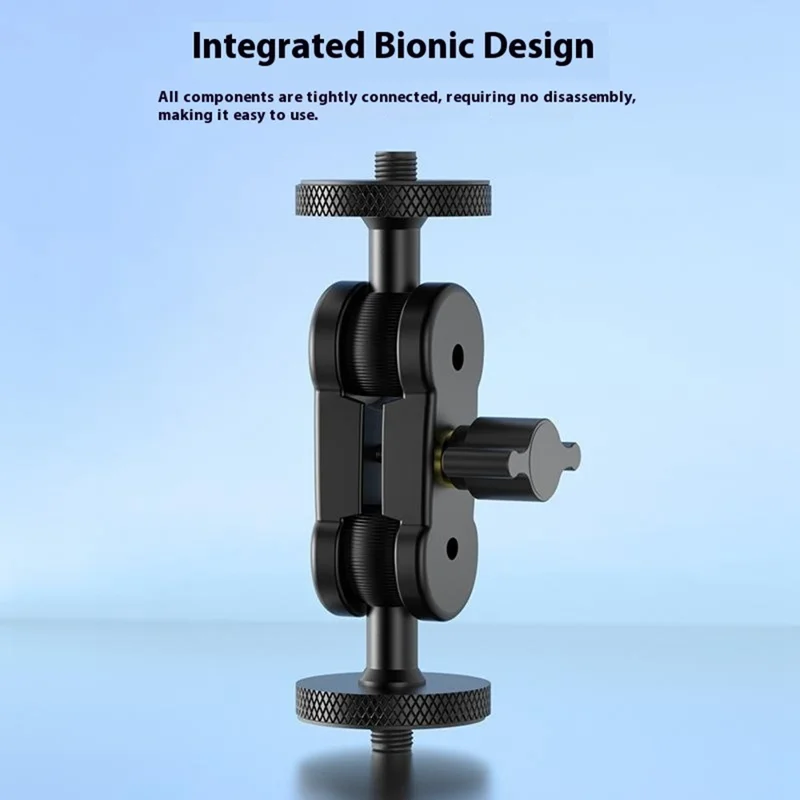 Bras de support flexible avec interface à vis 1/4 en alliage d'aluminium MPR-003 pour appareil photo reflex numérique
