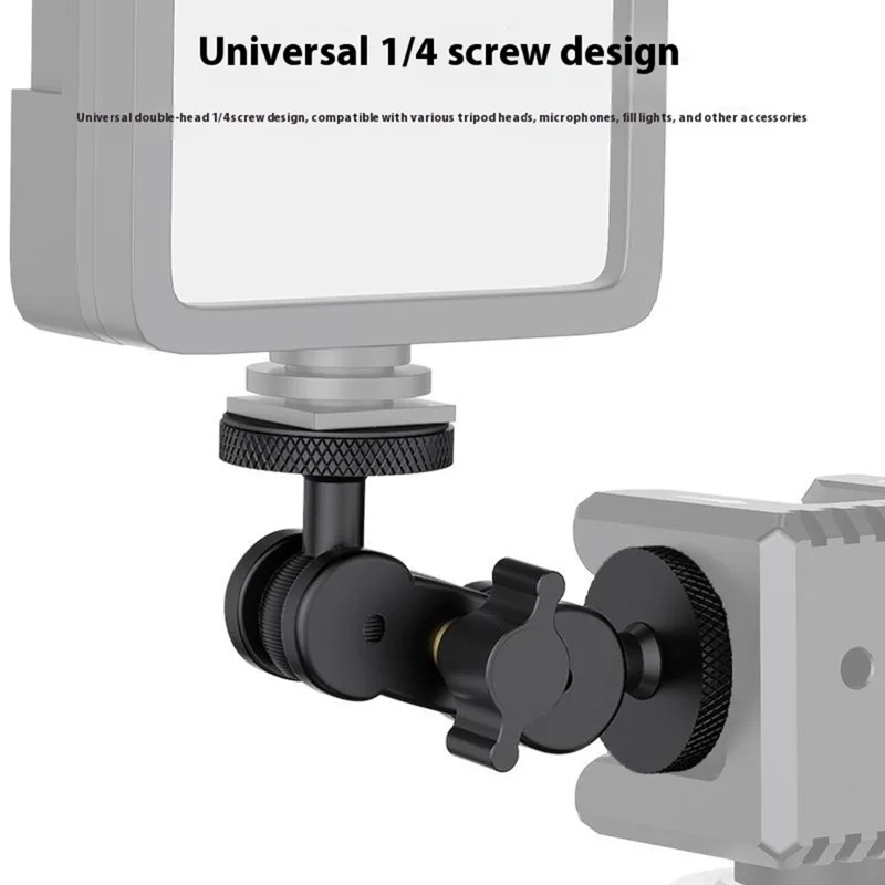 Bras de support flexible avec interface à vis 1/4 en alliage d'aluminium MPR-003 pour appareil photo reflex numérique