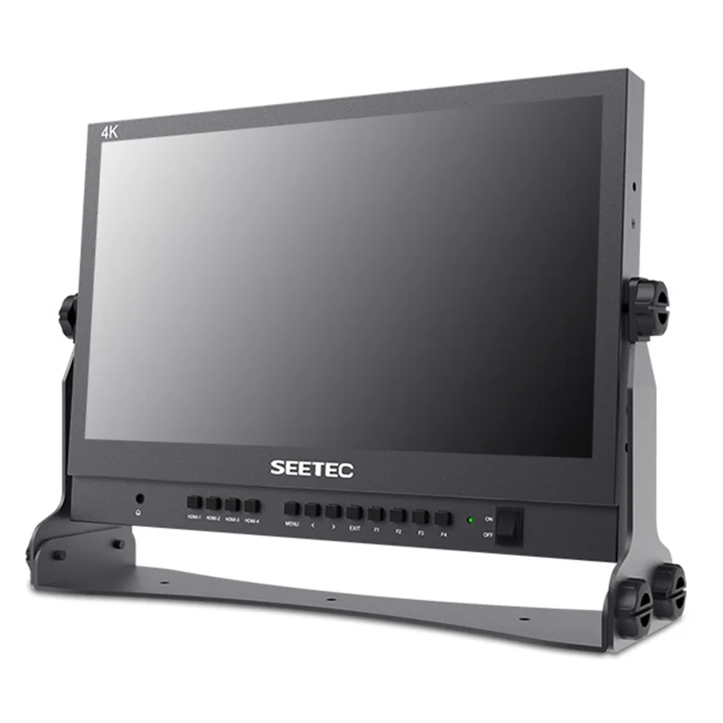 SEETEC ATEM156 For ATEM Mini Pro 15.6 Inch Broadcast Monitor Video Switcher Mixer Studio TV Screen Live Streaming Director Display - US Plug