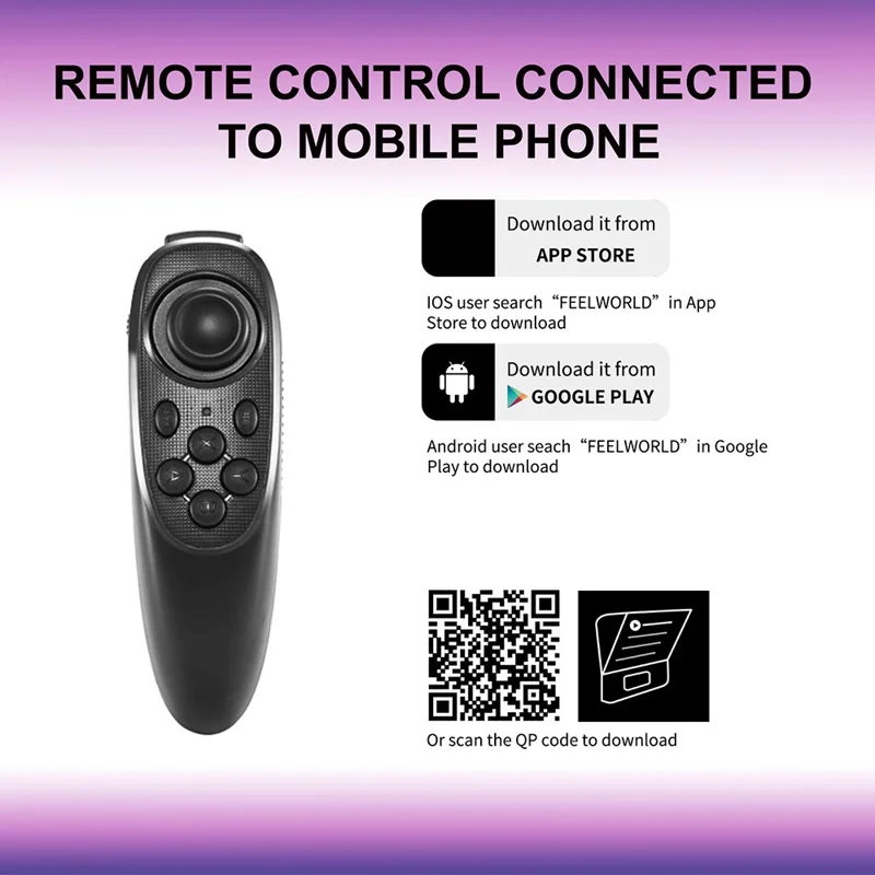 FEELWORLD TP13A Wide Angle Teleprompter with Remote Controller for Smartphone / Tablet / DSLR Camera