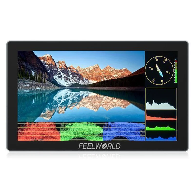 FEELWORLD P6X 5.5 Inch 4K Monitor HD Display Screen High Definition Touch Monitor for DSLR Mirrorless Cameras