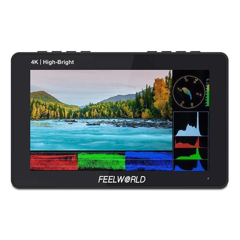 FEELWORLD F5PROX 5.5 Inch 4K HD Monitor 1600nit for DSLR / Mirrorless Camera Photography / Directing