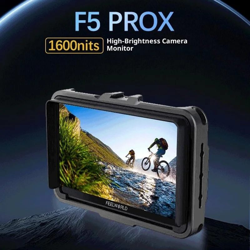 FEELWORLD F5PROX 5.5 Inch 4K HD Monitor 1600nit for DSLR / Mirrorless Camera Photography / Directing