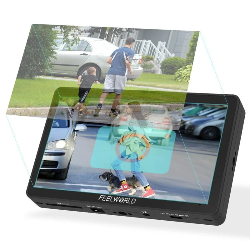 FEELWORLD F6 PLUS V2 4K Photography Monitor 6 Inch Touch Screen Display for DSLR / Mirrorless Camera Accessory