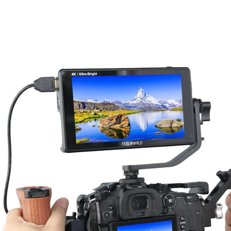 FEELWORLD LUT6 6 inch 4K HD Monitor 1920x1080 IPS Full HD 2600nit High Brightness Display Screen for Photography / Videography