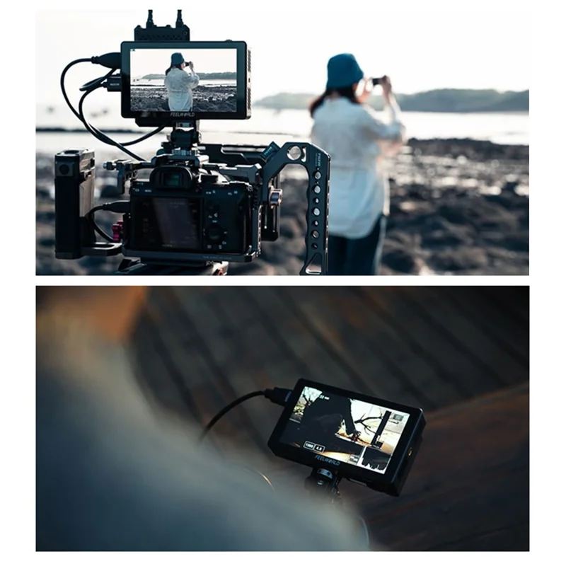 FEELWORLD 5.5 inch 4K HD Monitor 1920x1080 IPS Full HD 3000nit High Brightness Display Screen for Photography / Videography