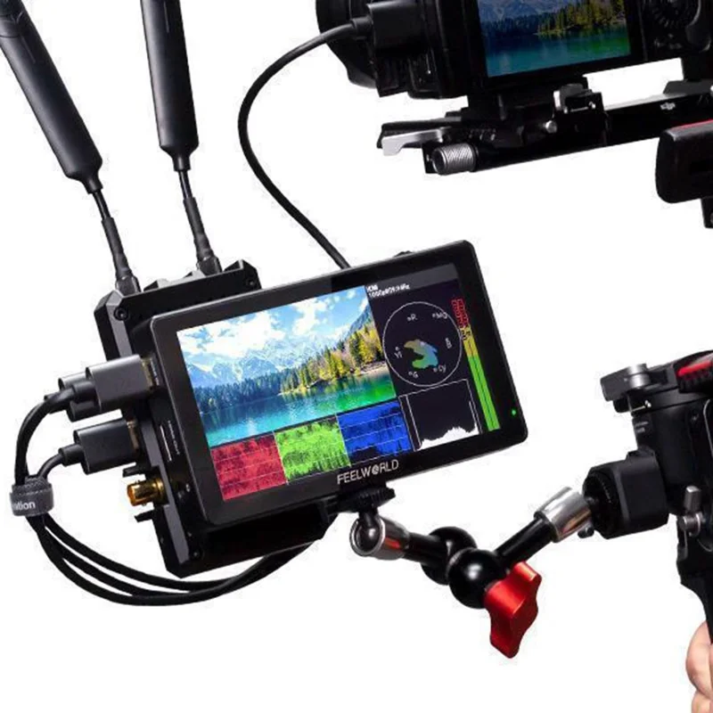 FEELWORLD 5.5 inch 4K HD Monitor 1920x1080 IPS Full HD 3000nit High Brightness Display Screen for Photography / Videography