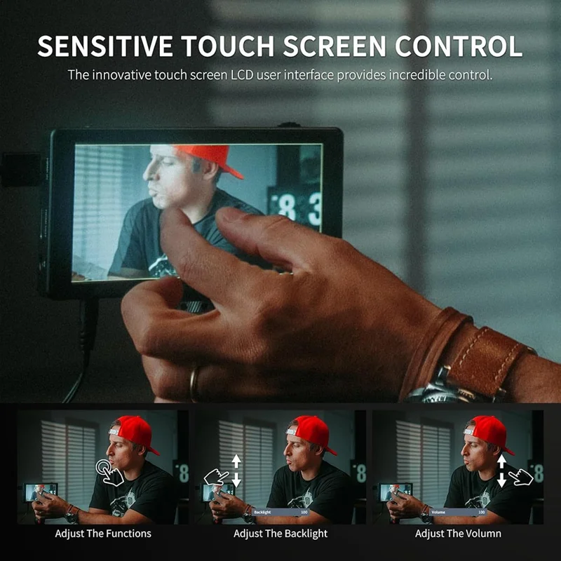 FEELWORLD 5.5 inch 4K HD Monitor 1920x1080 IPS Full HD 3000nit High Brightness Display Screen for Photography / Videography