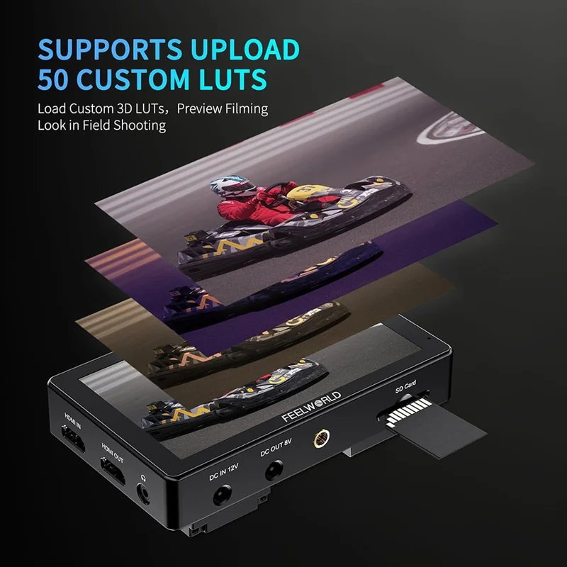 FEELWORLD 5.5 inch 4K HD Monitor 1920x1080 IPS Full HD 3000nit High Brightness Display Screen for Photography / Videography