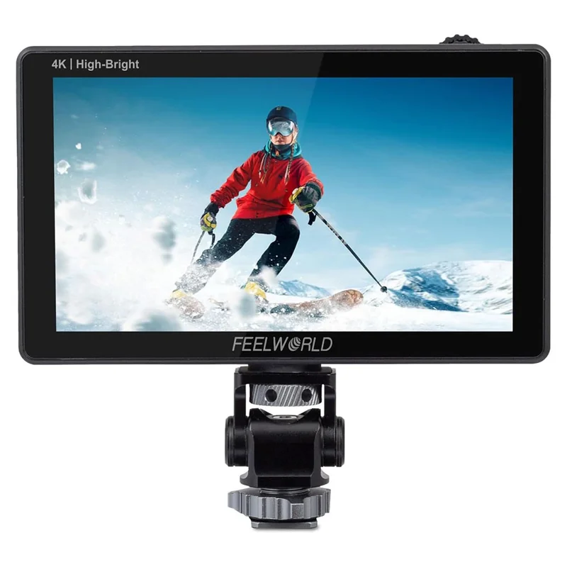 FEELWORLD LUT5E 5,5 tum 4K HD-monitor 1920x1080 IPS Full HD 1600nit Hög ljusstyrka Skärm för fotografering / videoproduktion