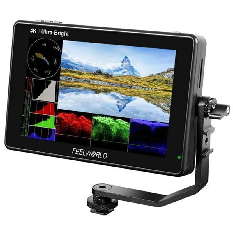 FEELWORLD LUT7 7 cali 4K HD Monitor Kamerowy 2200 Nit Wysoki Jasności Ekran do Fotografii Wideo z Kamer DSLR / Bezlustrzanych
