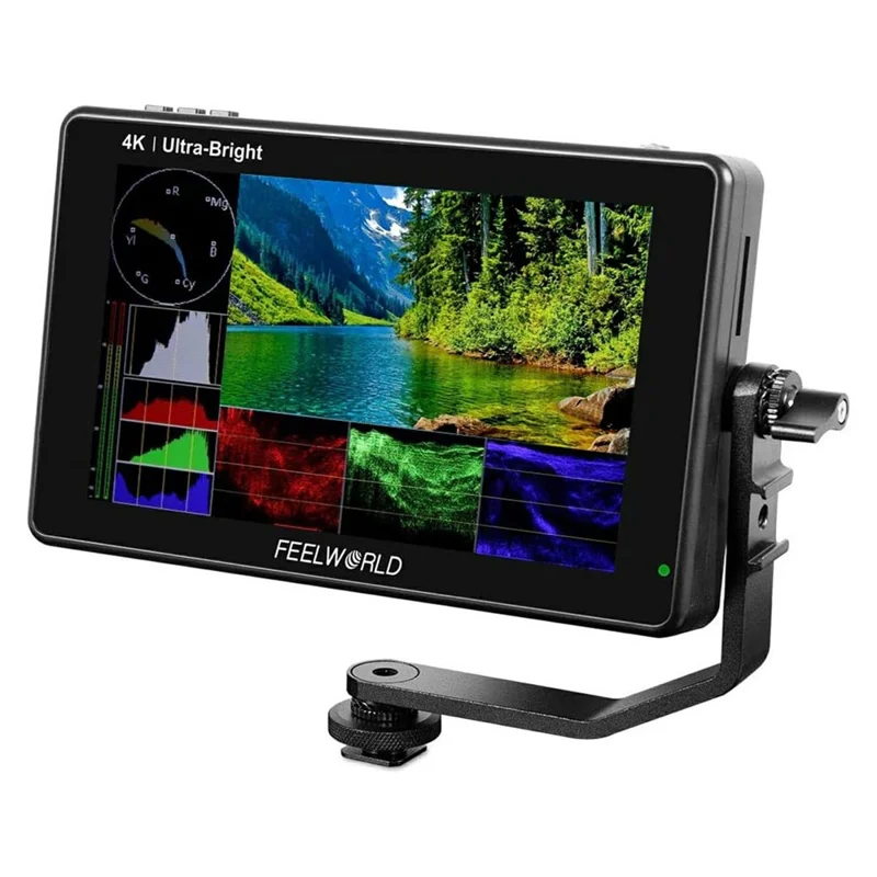 FEELWORLD LUT7 Pro 7 tum Ultra Högkvalitativ Kameramonitor 2200 nits Regissör Fotografering 3D LUT Inspelningsskärm för Uteinspelning