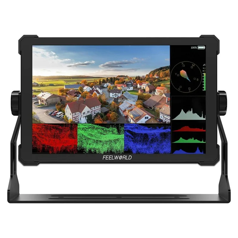 FEELWORLD T10 10,1 tum 4K kameramonitor, extern display för DSLR-/speglösa kameror