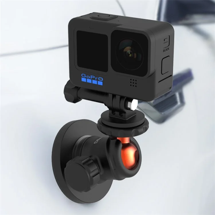 UURIG Magnetic Bracket for Sports Camera Angle Adjustable Aluminum Alloy Stand