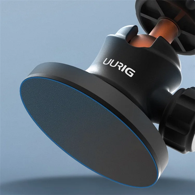 UURIG Magnetic Bracket for Sports Camera Angle Adjustable Aluminum Alloy Stand