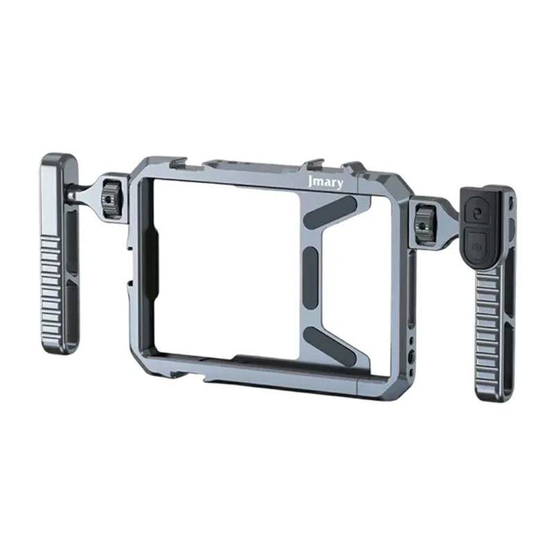 JMARY MS-98 Aluminum Alloy Smartphone Video Rig Stabilizer Frame Vlogging Cage Kit Wireless Remote Control