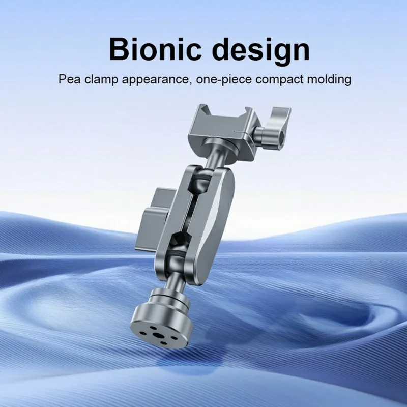 SX-Pj29 قوس ذراع سحري للسيارة قابل للتعديل 360° برأس كروي مزدوج، حامل هاتف مقاوم للانزلاق لتصوير الكاميرا