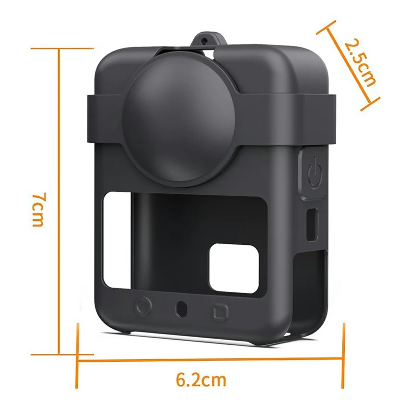 Funda protectora de silicona para cámara de acción panorámica DJI OSMO 360, accesorio de cámara