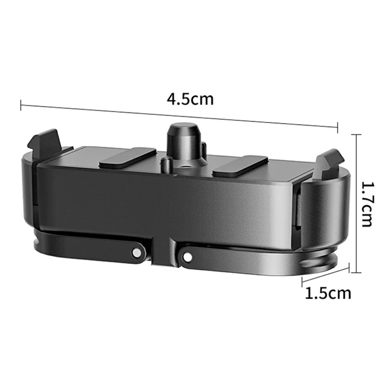 GP13-01 Per GoPro Hero 13 Black Adattatore di montaggio magnetico a rilascio rapido in metallo Accessorio per fotocamera