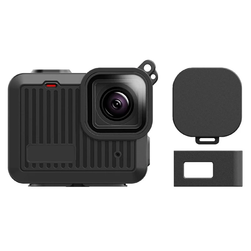 099 For GoPro HERO (2024) Action Camera Silicone Protective Case Replacement Side Cover Lens Cap Set