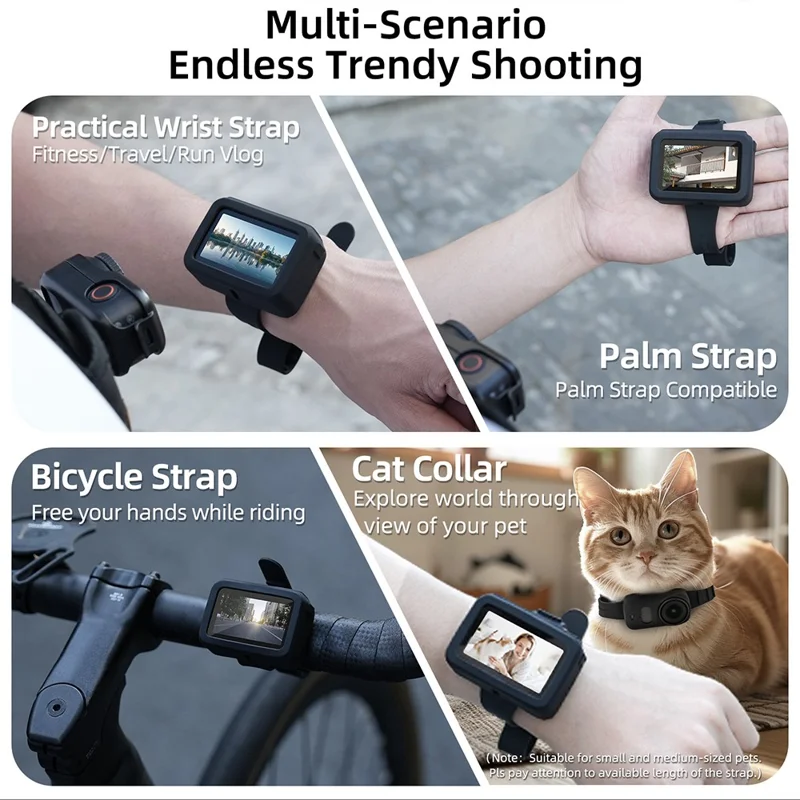 SUNNYLIFE ON-ZD117 For DJI Osmo Nano Integrated Silicone Case with Strap Camera Protective Cover