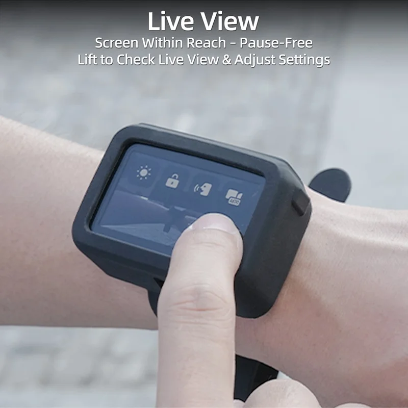 SUNNYLIFE ON-ZD117 For DJI Osmo Nano Integrated Silicone Case with Strap Camera Protective Cover