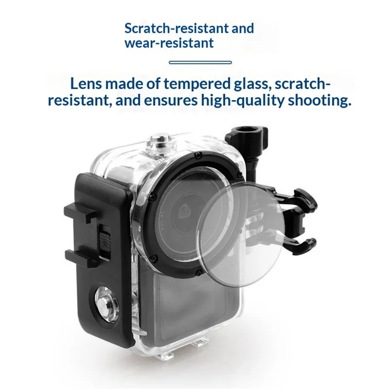 Vattentät hölje för DJI Osmo Action 6 60 m, skyddshölje för actionkamera för dykning