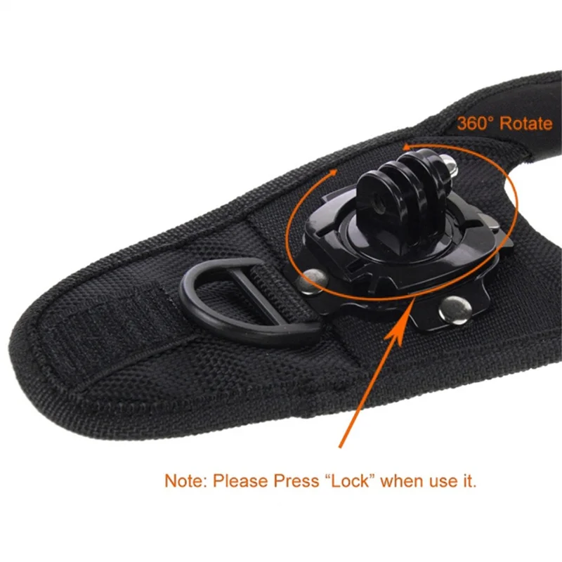 PULUZ PU162 360-stopniowy uchwyt ręczny z obrotem do kamery GoPro / Insta360 / DJI Osmo Action