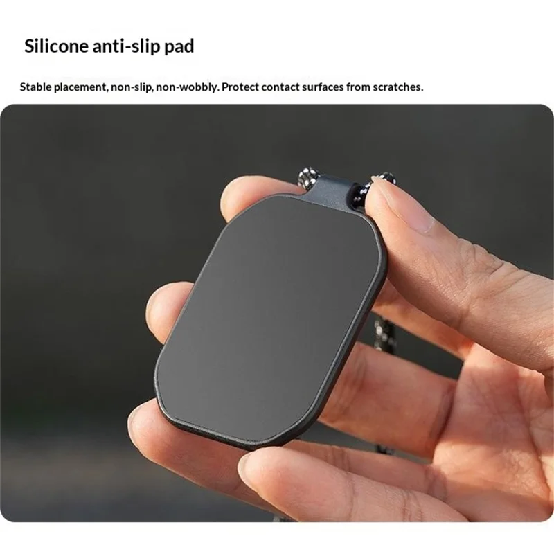 SUNNYLIFE ON-ZJ112 For DJI Osmo Nano  /  Mic  /  Insta360 GO 3  /  3S Magnetic Neck Strap POV Shooting Microphone Holder - Black