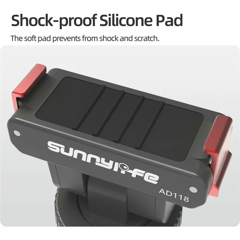SUNNYLIFE AD118 Magnetic Quick Release Adapter for DJI Osmo 360  /  Action 5 Pro  /  4  /  3  /  2 Adjustable Camera Mount