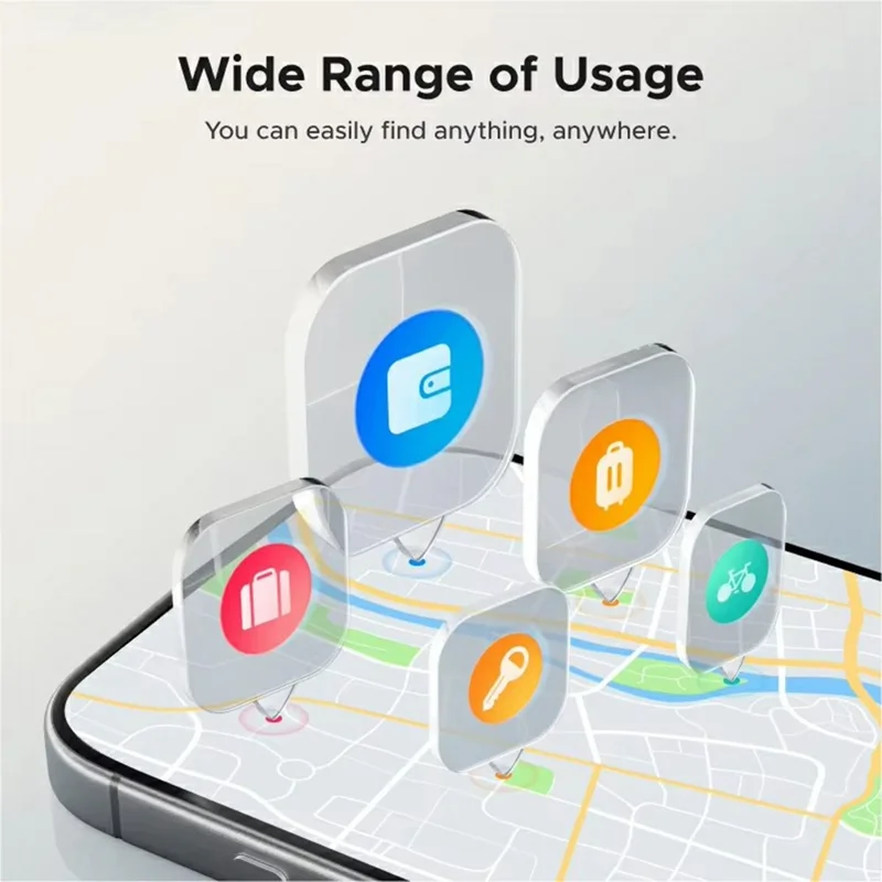 UGREEN CM919-75119 Localizador Inteligente Recargable, Buscador de Llaves, SmartTag para Dispositivos iOS