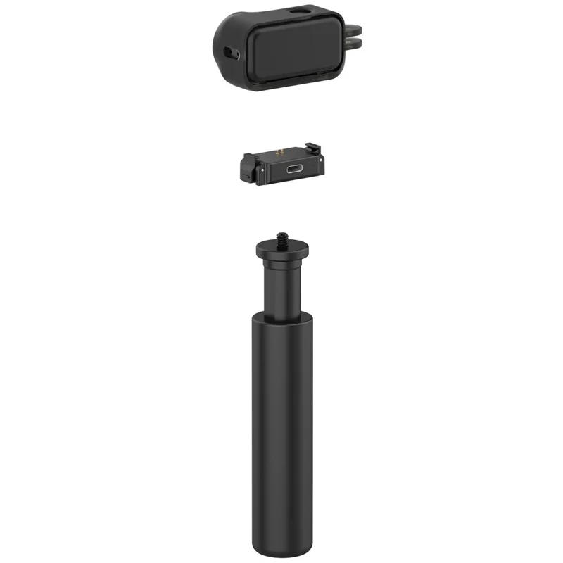Für DJI Osmo Nano / Action 6 Schnellwechsel-Adapterbasis mit 1/4-Zoll-Gewindehalterung Zubehör für Action-Kameras – Schwarz