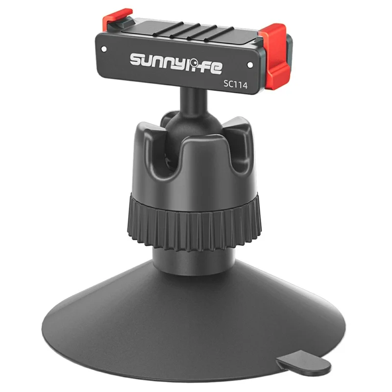 SUNNYLIFE SC114 Magnetische Schnellwechsel-Kugelgelenk-Saugnapfhalterung für DJI Osmo 360 / Action 5 Pro / 4 / 3 Kamera