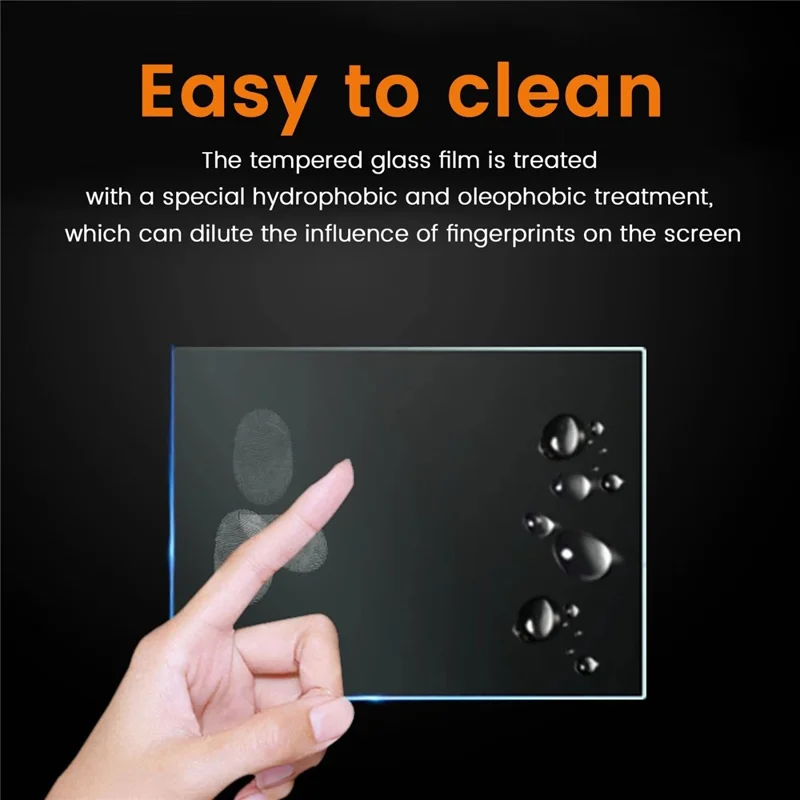 3 st till Fujifilm Instax Mini Evo kameraskärmsskydd 9H härdat glas mot skråmor HD kamerahölje - Transparent