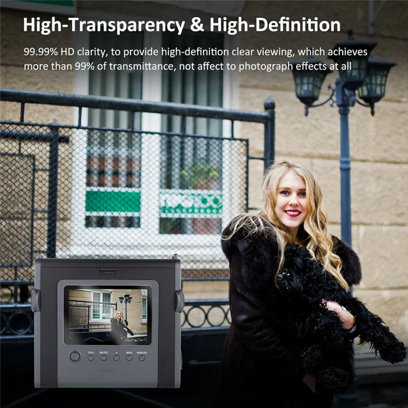 2 stk. til Fujifilm Instax Wide Evo Kamera Skærmværn 9H Hærdet Glas Anti-Krat HD Kamera Film - Gennemsigtig