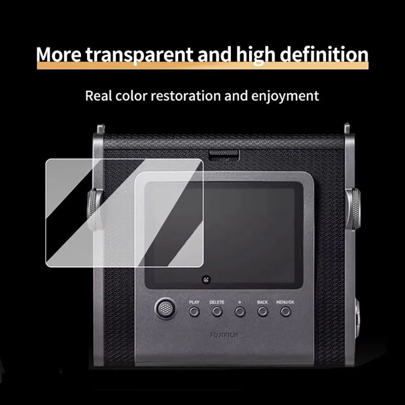 2 stk. til Fujifilm Instax Wide Evo Kamera Skærmværn 9H Hærdet Glas Anti-Krat HD Kamera Film - Gennemsigtig