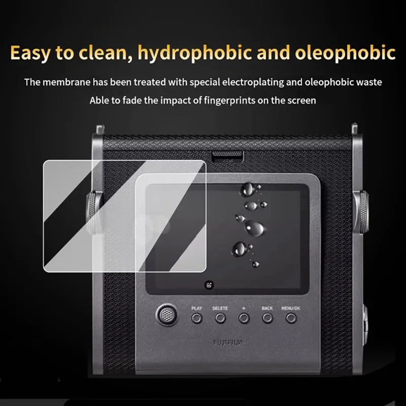 2 stk. til Fujifilm Instax Wide Evo Kamera Skærmværn 9H Hærdet Glas Anti-Krat HD Kamera Film - Gennemsigtig
