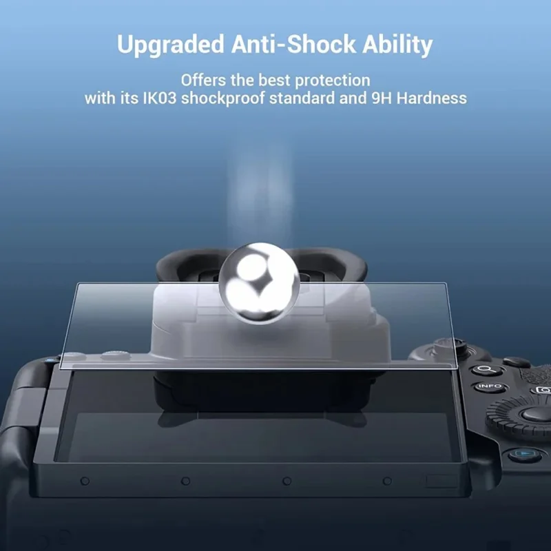 2 Pezzi per Canon EOS R8 Protettore Schermo Fotocamera in Vetro Temperato 9H Anti-Graffio Film HD - Trasparente