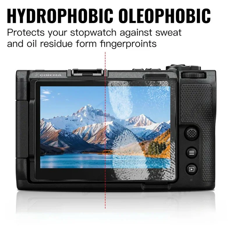 3Pcs for Nikon ZR Camera Screen Protector 9H Tempered Glass Anti-Scratch HD Camera Film - Transparent