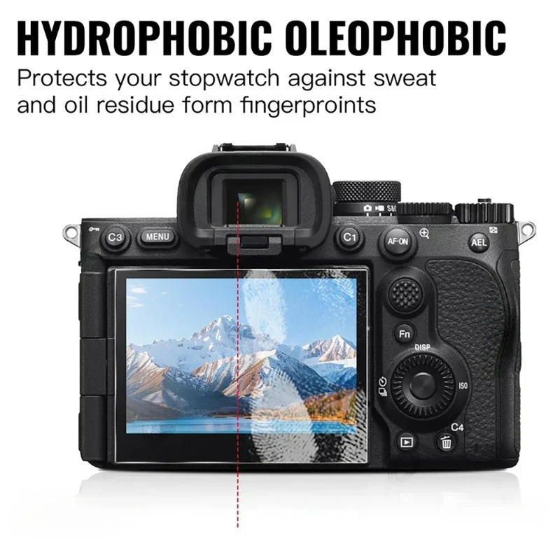 3 stk. til Sony Alpha 7 V Kamera Skærm Beskytter 9H Hærdet Glas Mod Krat HD Kamera Film - Gennemsigtig