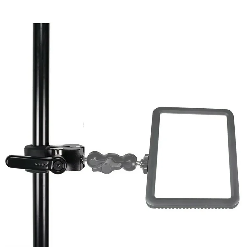 Z039 Photography Clamp 1 / 4''  3 / 8'' Thread Crab Pliers Clip for DSLR Cameras - Black