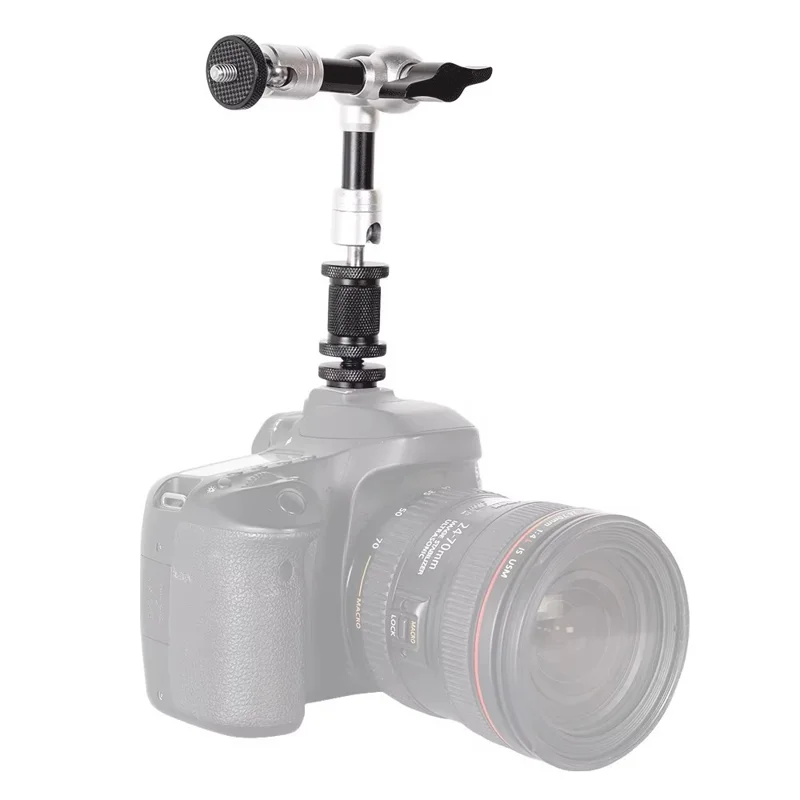 G147 7 Inch Magic Arm for DSLR Camera LCD Monitor LED Light Dual Ball Head Mount 360 Degree Multi-Angle Bracket
