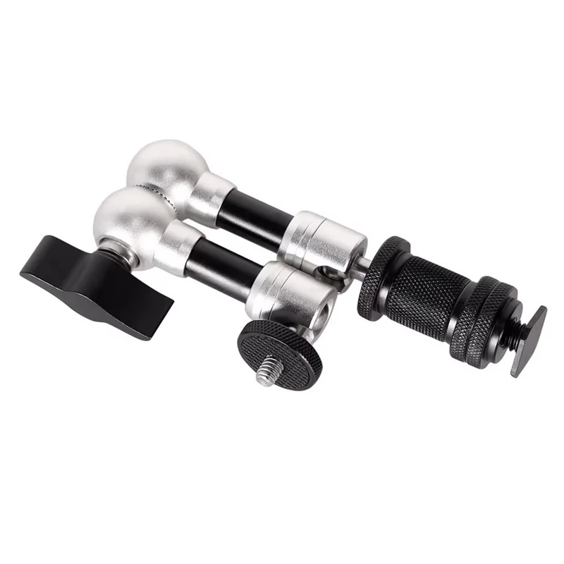 G147 7 Inch Magic Arm for DSLR Camera LCD Monitor LED Light Dual Ball Head Mount 360 Degree Multi-Angle Bracket